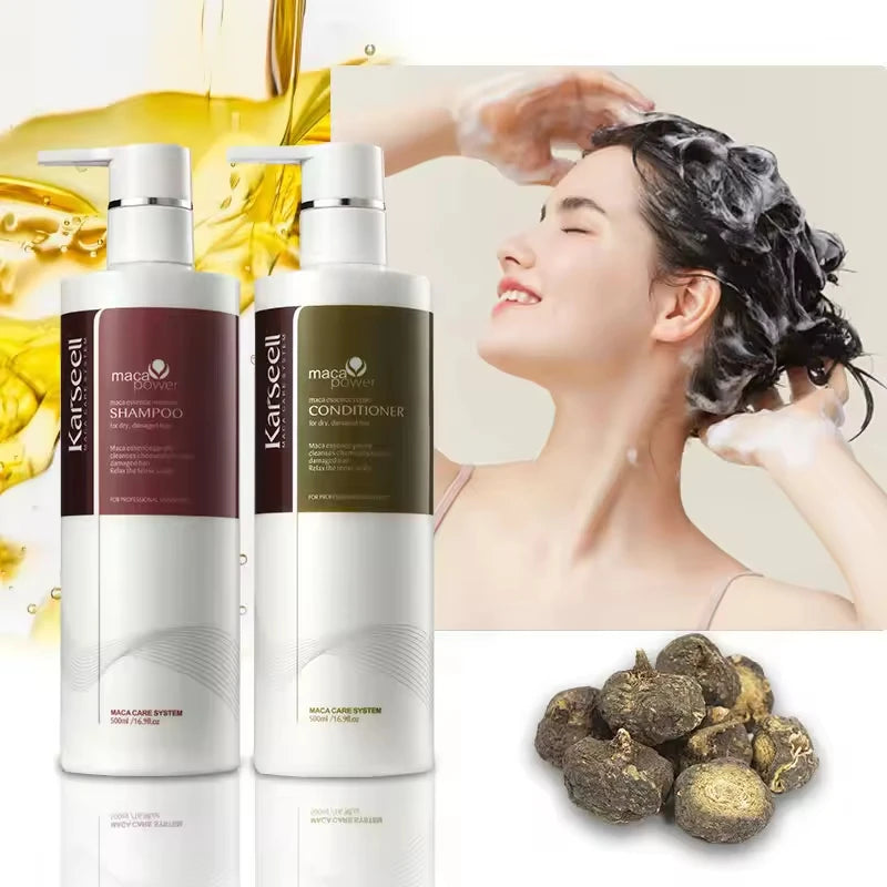 “3’ü 1 Arada Doğal Bakım: Argan Yağı Şampuan & Keratin & Saç Kremi”